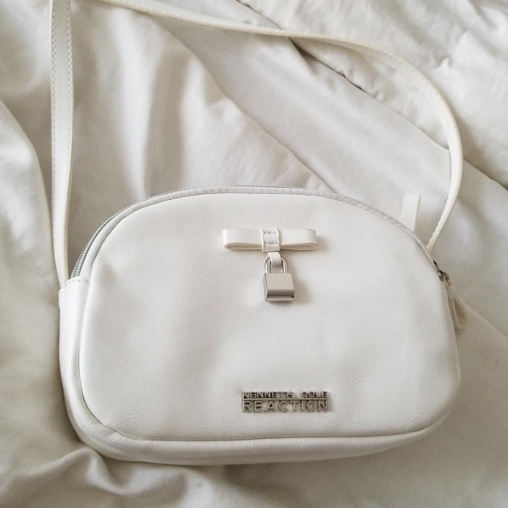 Kenneth Cole Reaction White Crossbody Purse
